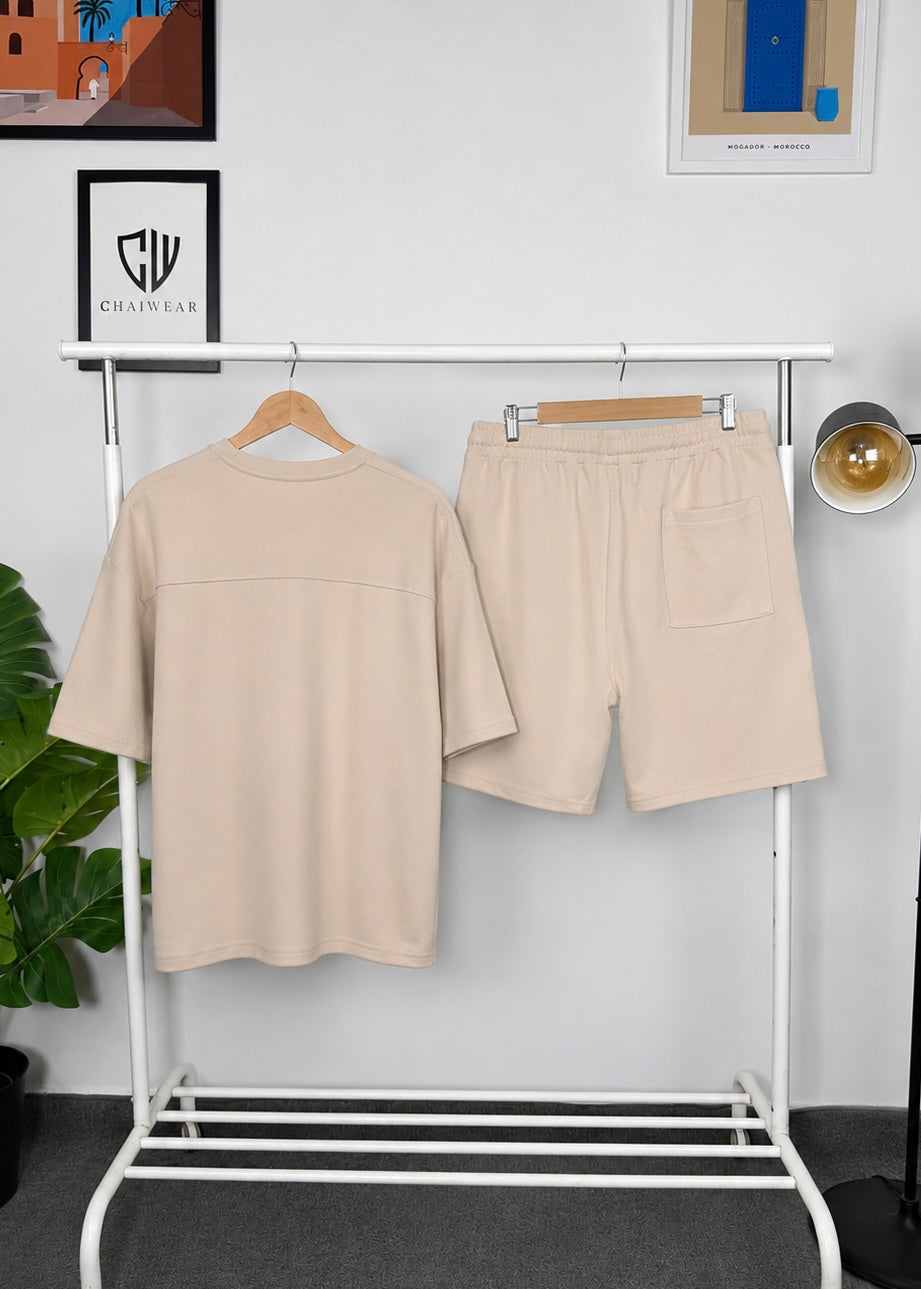 Short et T-shirt ambition en coton lourd 320 GSM