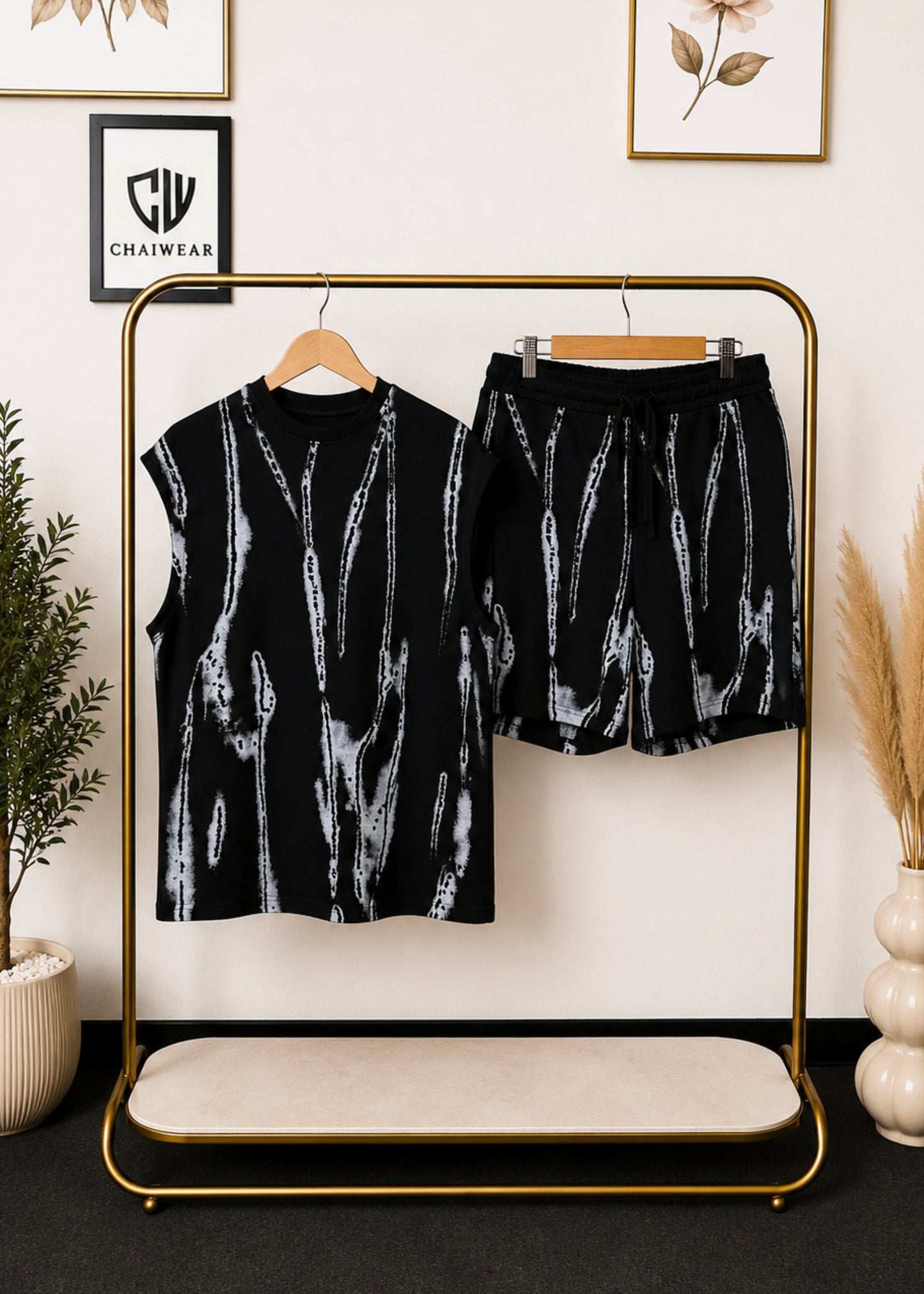 Short et Débardeur Eclipse Edition limitée en coton lourd 320 GSM