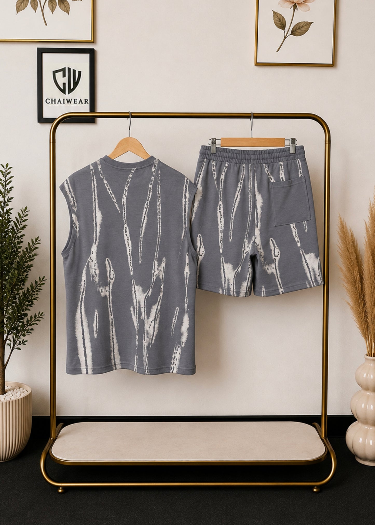 Short et Débardeur Eclipse Edition limitée en coton lourd 320 GSM