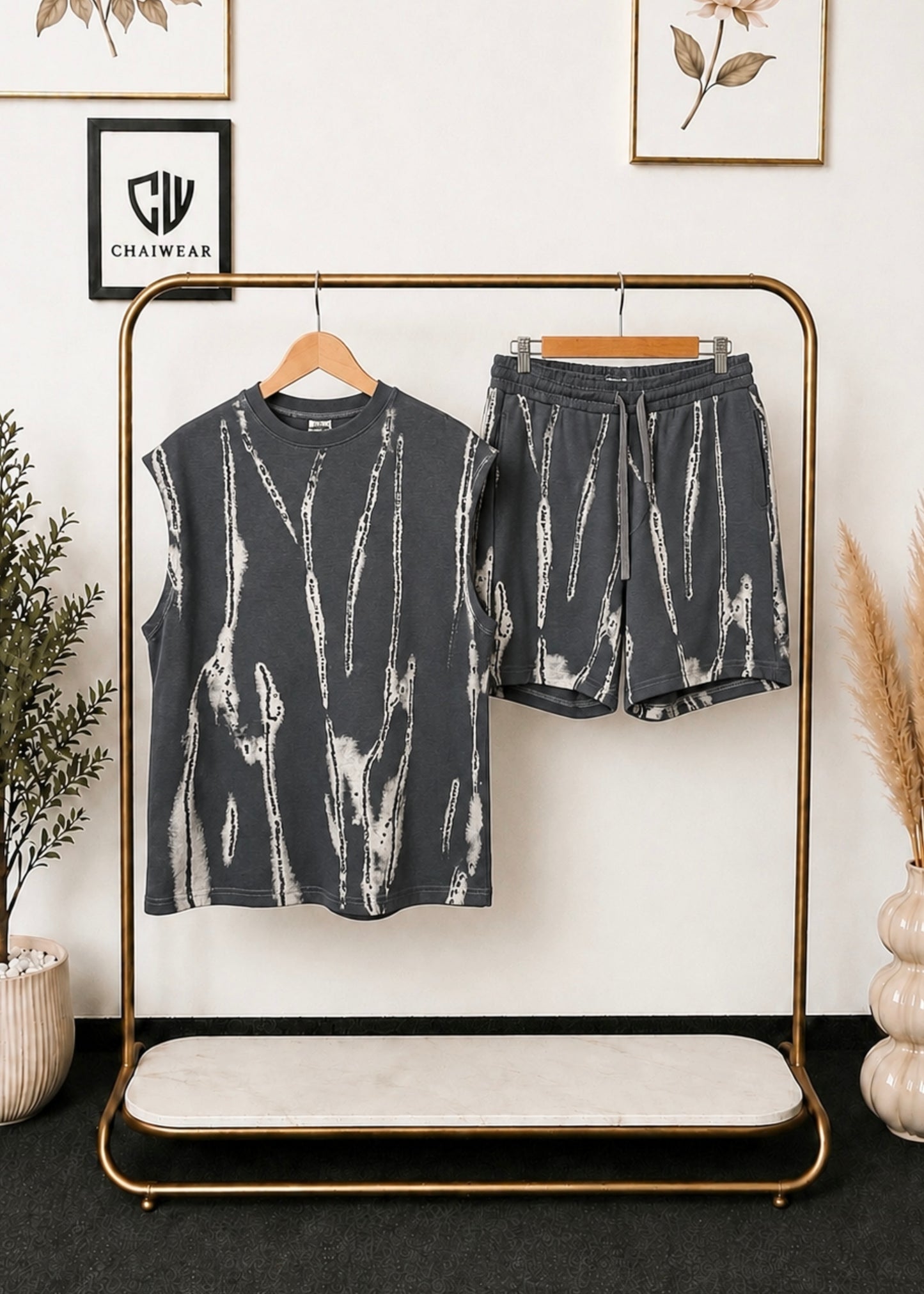 Short et Débardeur Eclipse Edition limitée en coton lourd 320 GSM