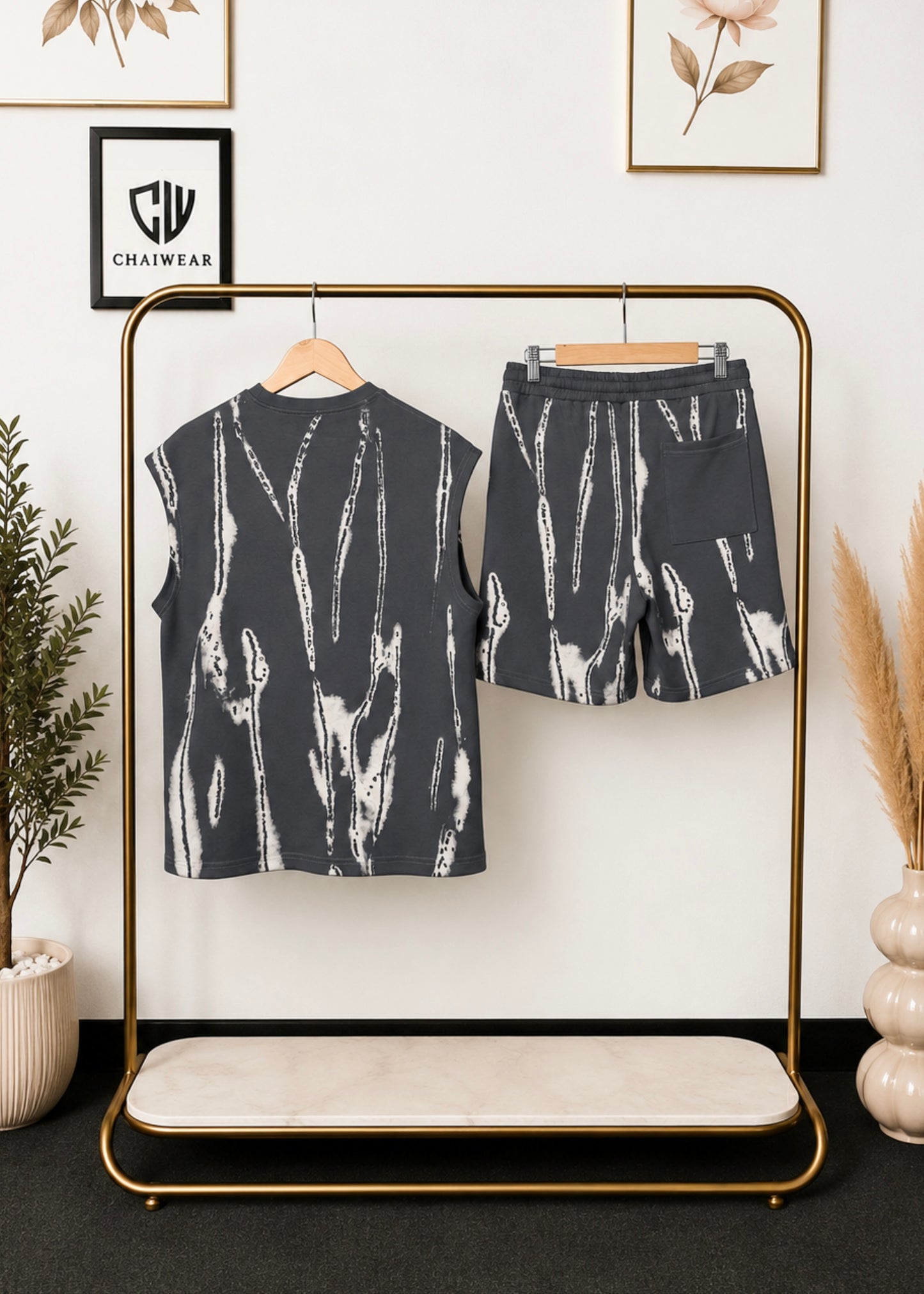 Short et Débardeur Eclipse Edition limitée en coton lourd 320 GSM