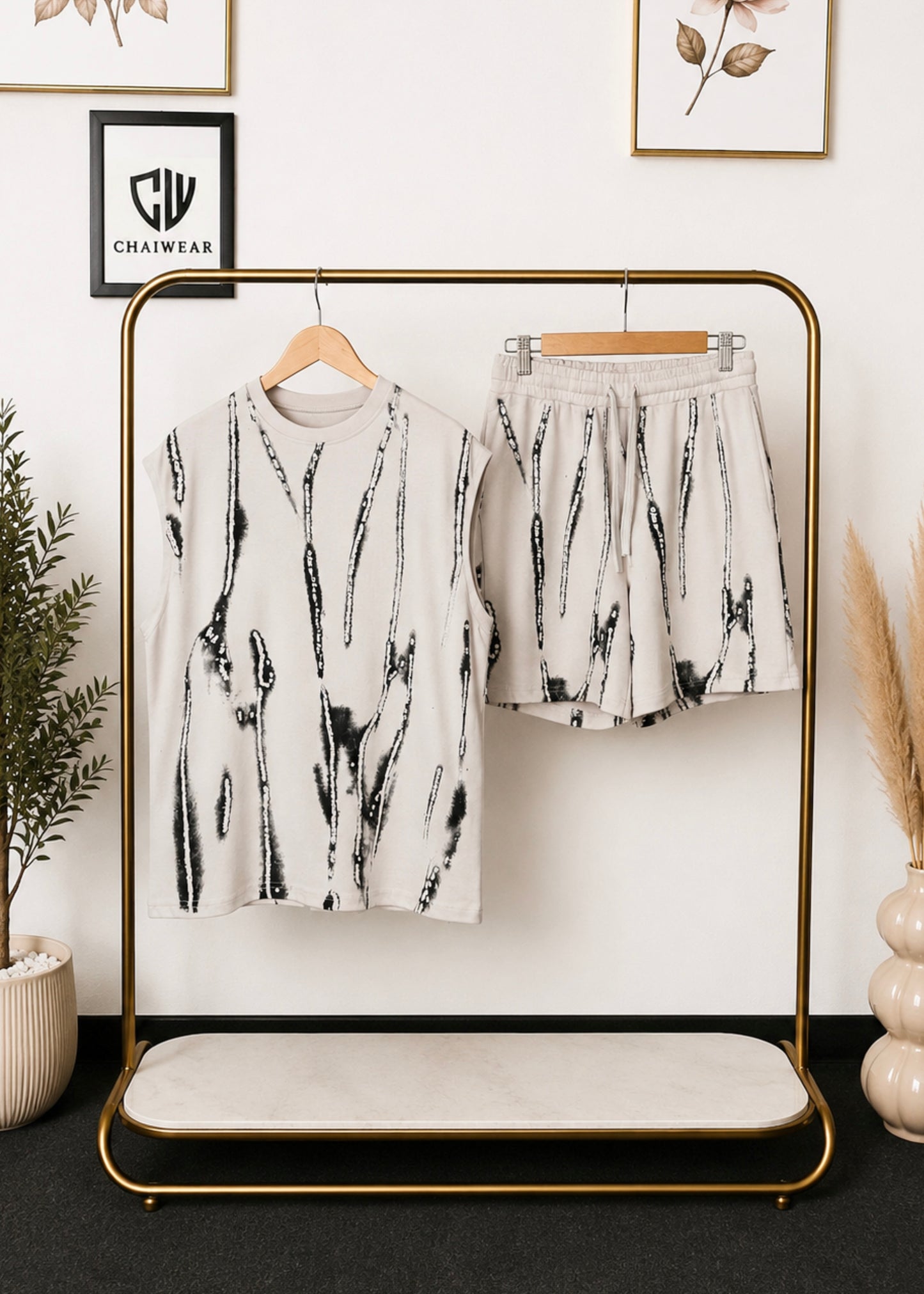 Short et Débardeur Eclipse Edition limitée en coton lourd 320 GSM