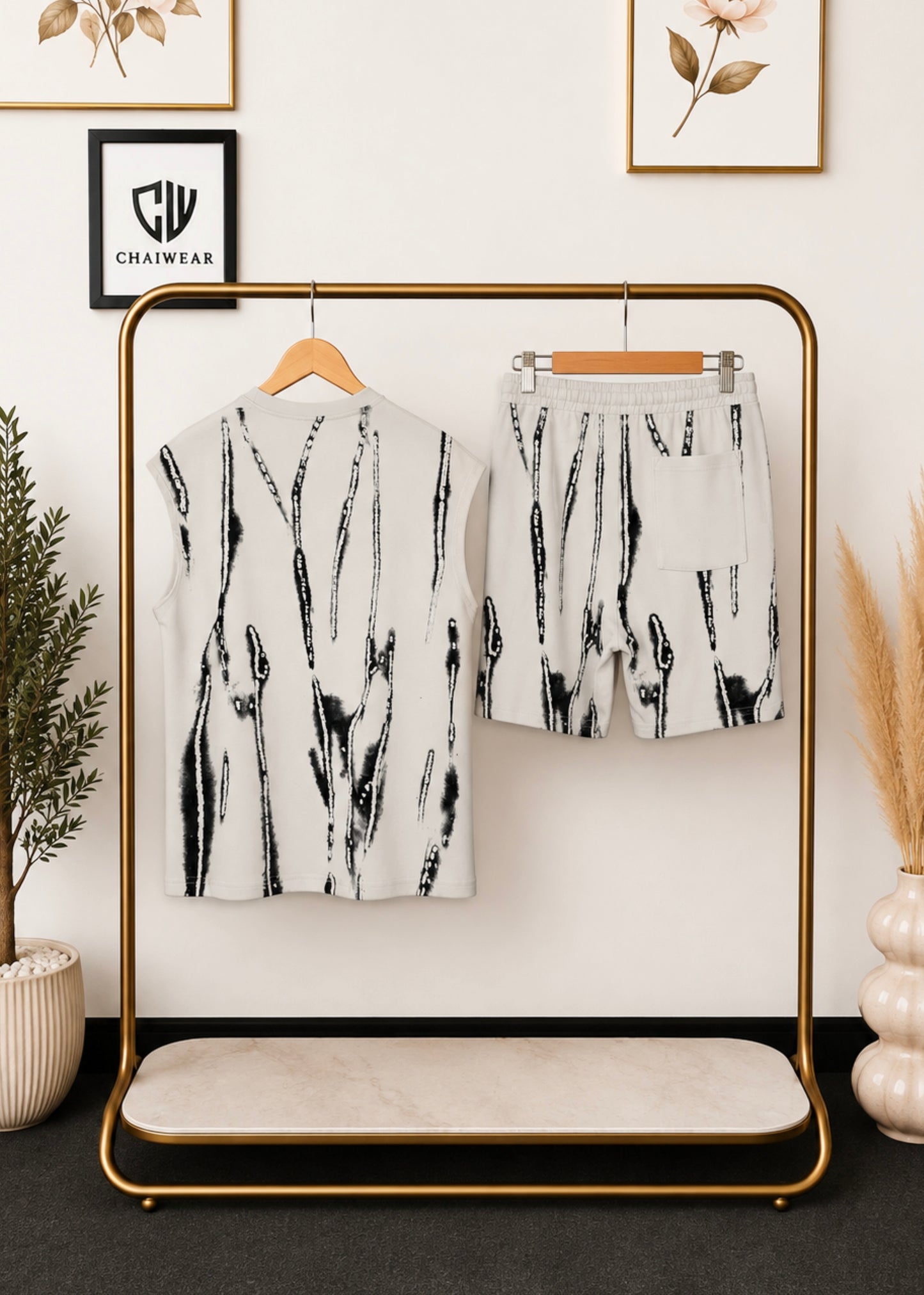 Short et Débardeur Eclipse Edition limitée en coton lourd 320 GSM