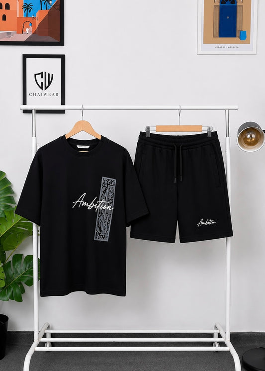 Short et T-shirt ambition en coton lourd 320 GSM