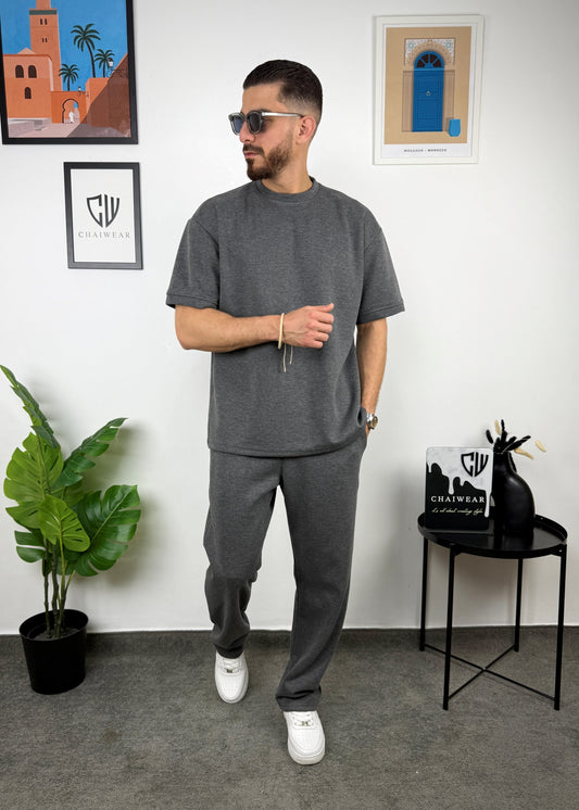 Pantalon et T-shirt Oversize en coton lourd 320 GSM Simple