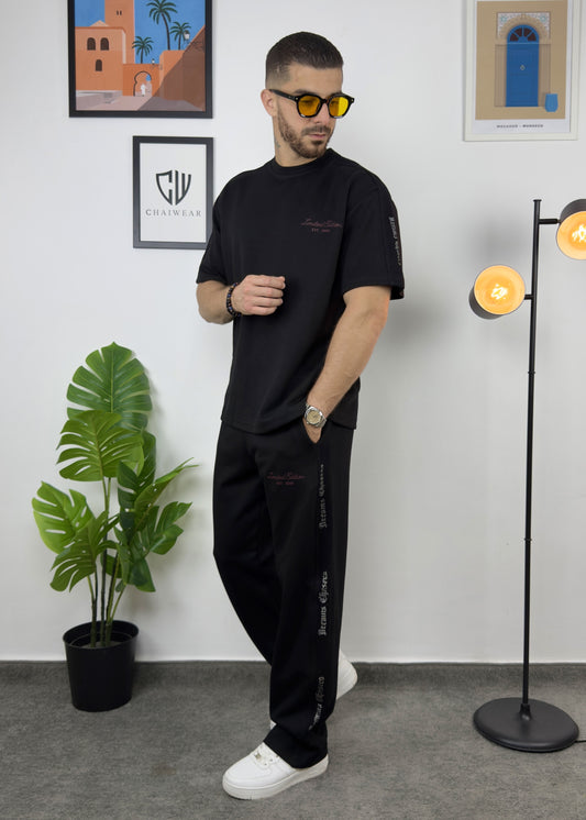 Pantalon et T-shirt Oversize en coton lourd 320 GSM Limited Vision Set